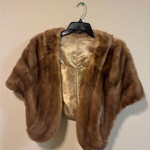 Elegant Brown Fur Women's Jacket
